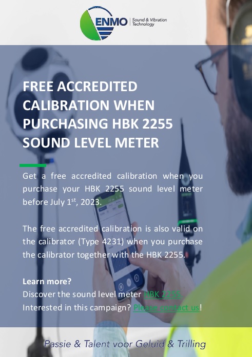 ENMO • Sound & Vibration Technology • Free Accredited Calibration When ...